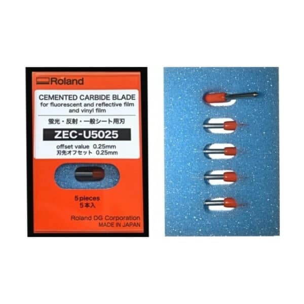 Roland ® 45° Cutting Blade (5 pcs) - ZEC-U5025 (offset 25mm)